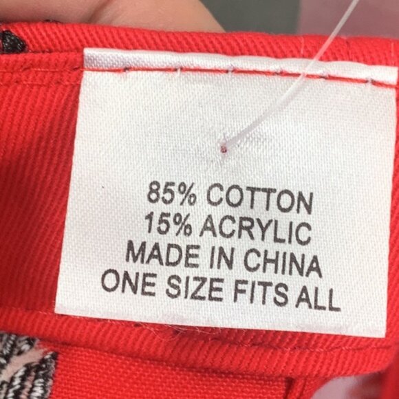 Stoops Freightliner Baseball Hat Cap Mens OSFA Red Black Tread Faux Suede Brim - Picture 16 of 16